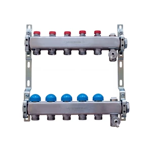 USYSTEMS коллектор FT с клапанами стальной, выходы 5x3/4 Евроконус '1Ф