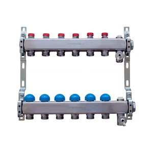USYSTEMS коллектор FT с клапанами стальной, выходы 6x3/4 Евроконус '1И
