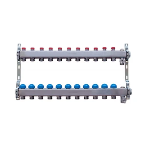 USYSTEMS коллектор FT с клапанами стальной, выходы 11x3/4 Евроконус '1И