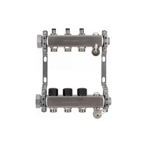 USYSTEMS коллектор UN с клапанами стальной с накидной гайкой, выходы 3x3/4 Евроконус '1Ф