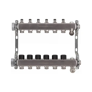 USYSTEMS коллектор UN с клапанами стальной с накидной гайкой, выходы 6x3/4 Евроконус '1И