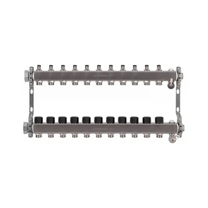 USYSTEMS коллектор UN с клапанами стальной с накидной гайкой, выходы 11x3/4 Евроконус '1И