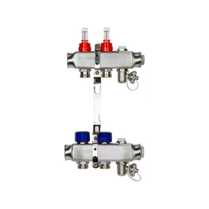 Комплект коллекторов Ридан SSM-2RF set с расходомерами и кронштейнами, 2 контура