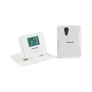 Беспроводной комнатный термостат TEPLOCOM TS-2AA/3A RF2 БАСТИОН