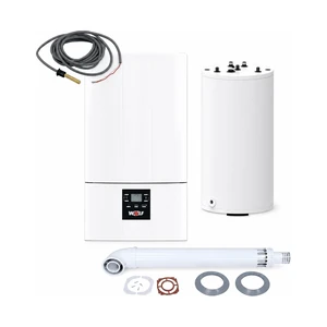 Wolf Комплект Газовый отопительный настенный котёл CGG-3-24 (24,0 кВт) с закрытой камерой сгорания,