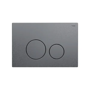 Панель смыва РЕХАУ NOVA ORB STEEL с круглыми клавишами, брашированный графитовый матовый
