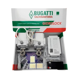 Система защиты от протечек воды Gidrolock Квартира - 2 PROFESSIONAL - BUGATTI