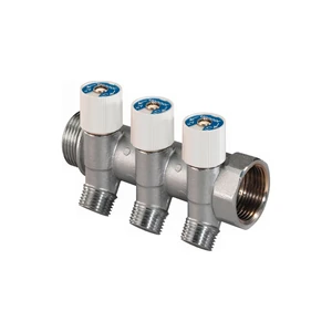 Коллектор UPONOR UNI-C SH 1 с вентилями НР/ВР 3х1/2НР Ц/Ц38мм