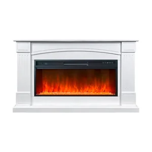 Каминокомплект Boston 42 SFT (Разборный) - Белый с очагом Vision 42 LED