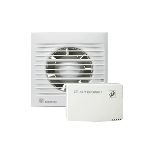 Накладной вентилятор Soler Palau KIT DECOR-100CZ 12V+CT-12/6 ECOWATT