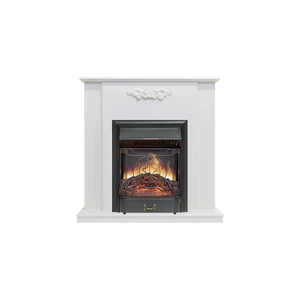 Каминокомплект Lumsden - Белый дуб с очагом Majestic FX Black