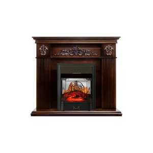 Каминокомплект Provence - Коньяк с очагом Majestic FX M Black