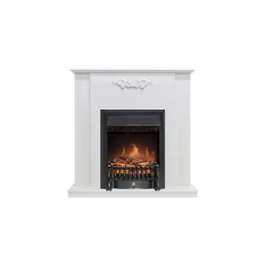 Каминокомплект Capri - Белое дерево делюкс с очагом Fobos FX Black