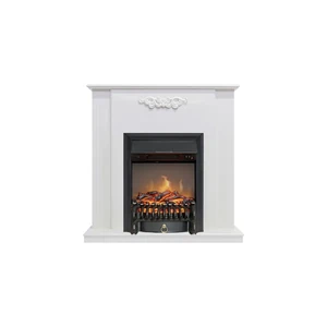Каминокомплект Capri - Белое дерево делюкс с очагом Fobos FX M Black