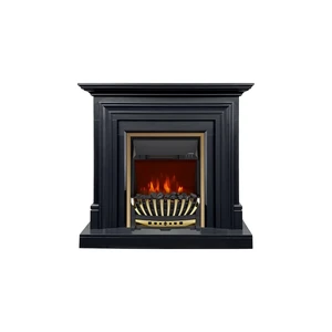 Каминокомплект Bradford - Серый графит с очагом Aspen Gold