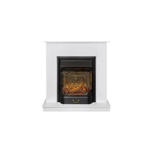 Каминокомплект Scandic (Разборный) - Белый с очагом Majestic FX M Black RC