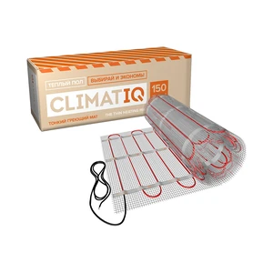 Мат греющий CLIMATIQ MAT 20м² под плитку, тонкий самоклеящийся