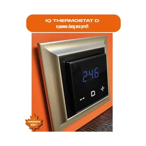 Терморегулятор IQ THERMOSTAT D черный матовый