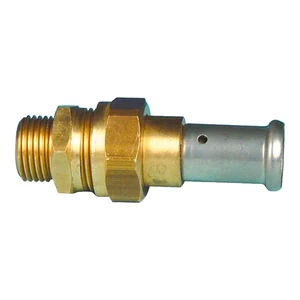 Муфта плоское уплотнение, латунь пресс, 32x1, HENCO