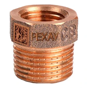 Футорка редукционная бронзовая РЕХАУ AURLINE, R3/8 x Rp1/4, RX+
