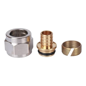 SFC-0024-001622 STOUT Фитинг компрессионный 16х2,2x1/2 для труб из сшитого полиэтилена