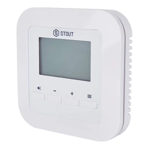 STE-0101-029531 STOUT Проводной комнатный двухпозиционный регулятор ST-295v3, белый