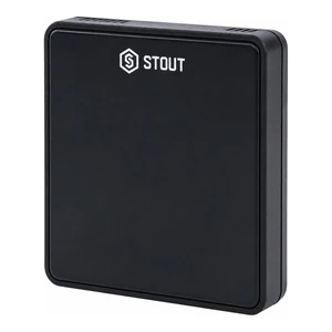 STE-0101-008011 STOUT Беспроводной комнатный датчик C-8r, черный