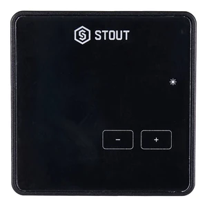 STE-0101-009004 STOUT Проводной комнатный регулятор R-9z, черный