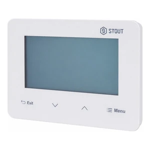 STE-0101-029331 STOUT Проводной комнатный двухпозиционный регулятор ST-293v3, белый