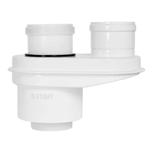 SCR-8012-250001 STOUT Адаптер моноблочный для перех. на двухтрубную систему конденсац. c D80(п)/125(