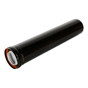 SCR-8610-600500 STOUT Удлинитель дымохода конденсац. коакс. D60(п-м)/100(п-м), L500, ЧЕРНЫЙ