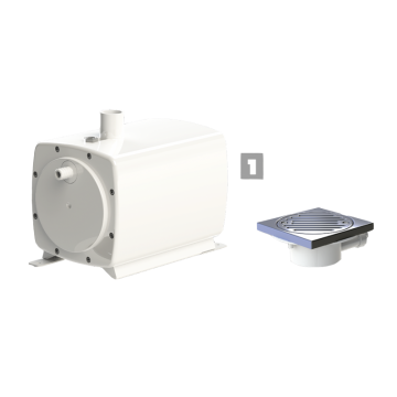 Канализационная установка SFA SANIFLOOR 1 (для кафельного покрытия)