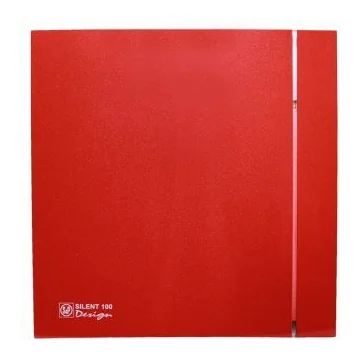 Накладной вентилятор Soler Palau SILENT-100 CZ RED DESIGN 4C