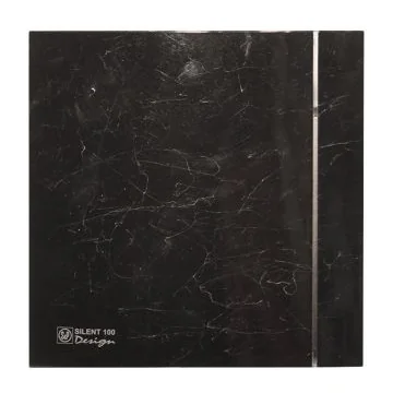 Накладной вентилятор Soler Palau SILENT-100 CZ MARBLE BLACK DESIGN 4C