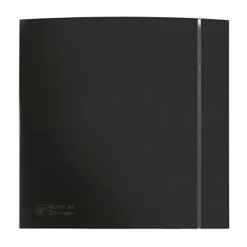 Накладной вентилятор Soler Palau SILENT-200 CZ BLACK DESIGN 4C