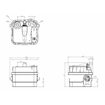 Санинасос SFA SANICUBIC 1 WP IP68