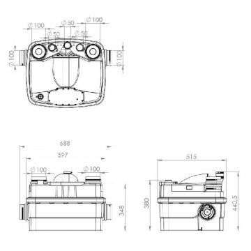 Санинасос SFA SANICUBIC 2 CLASSIC NM
