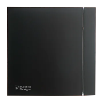 Накладной вентилятор Soler Palau SILENT-200 CZ MATT BLACK DESIGN 4C