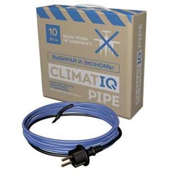 Кабель греющий CLIMATIQ PIPE 30 м саморегулирующийся, для защиты водопровода от замерзания