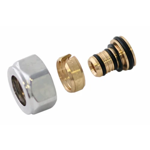 Переходник на металлопласт GW 3/4-?16x2 CHROM
