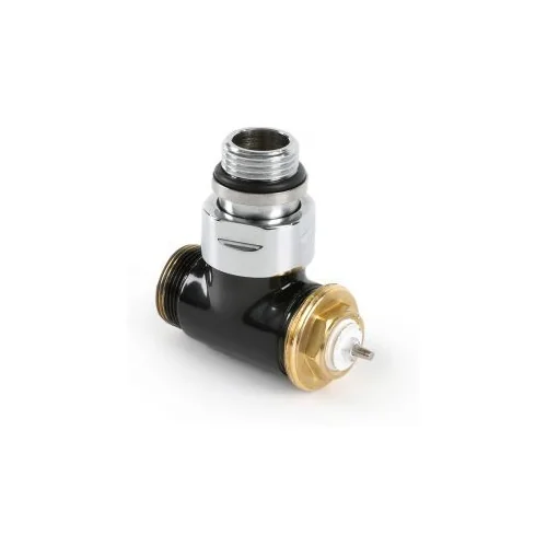 Вентиль термостатический угловой GZ 1/2 - GZ 24-19 RAL 9005 GLOSS