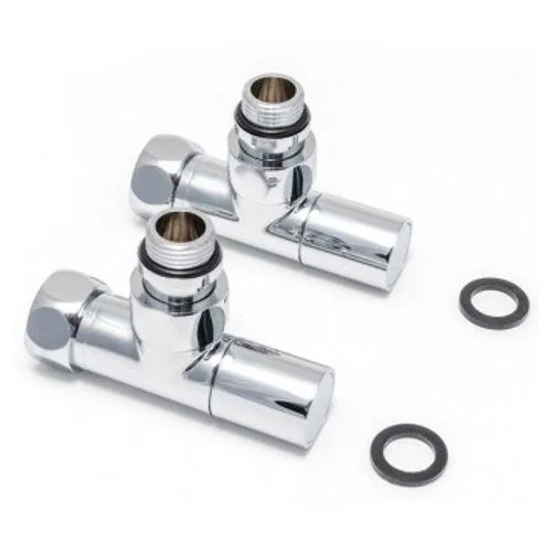 Вентиль запорный угловой BP-HP 3/4"х1/2", круглый, хром