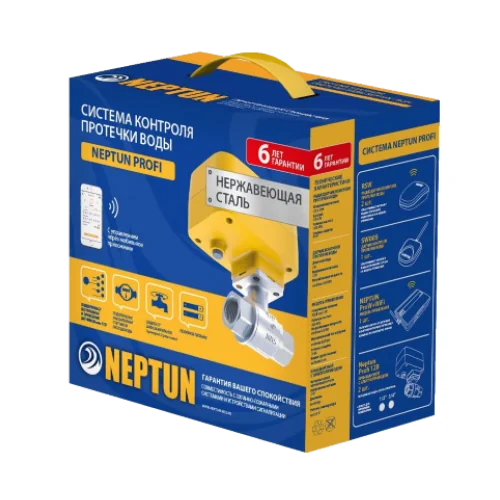 Система Neptun PROFI WiFi 3/4 контроль от протечки воды