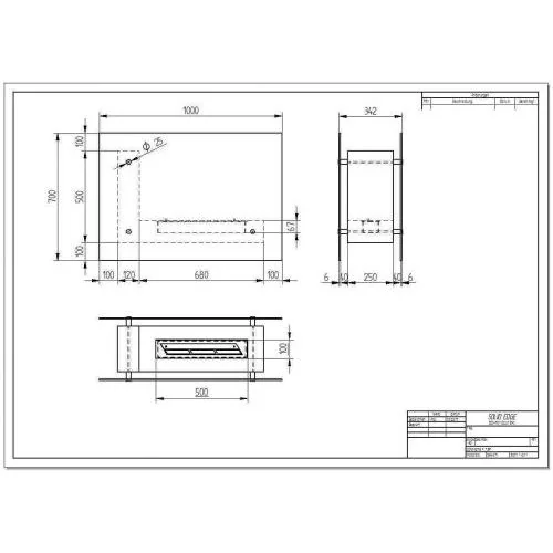 Биокамин Fidero 1000 (ZeFire)