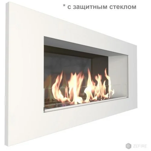 Биокамин Elliot 900 белый со стемалитом (Zefire)