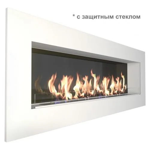 Биокамин Elliot 1800 белый со стемалитом (Zefire)