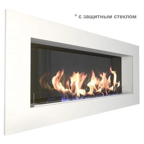 Биокамин Elliot 1500 белый со стемалитом (Zefire)
