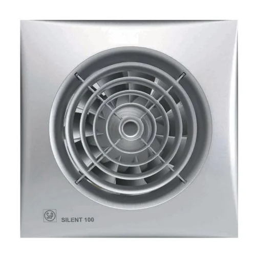 Накладной вентилятор Soler Palau SILENT-100 CHZ SILVER