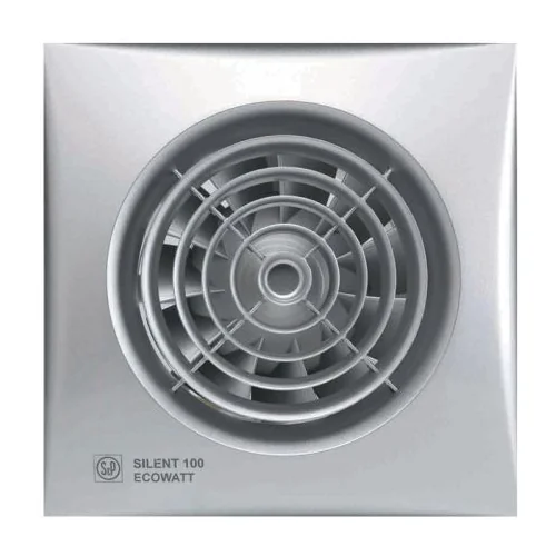 Накладной вентилятор Soler Palau SILENT-100 CRZ SILVER ECOWATT