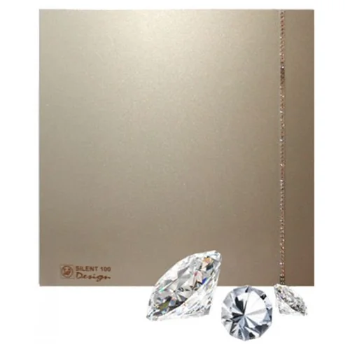 Накладной вентилятор Soler Palau SILENT-100 CZ CHAMPAGNE DESIGN SWAROVSKI
